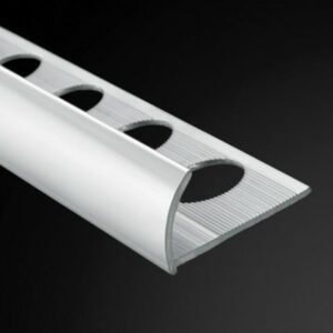 Puolipyöreä Laattalista 10,5 x 2600mm alu